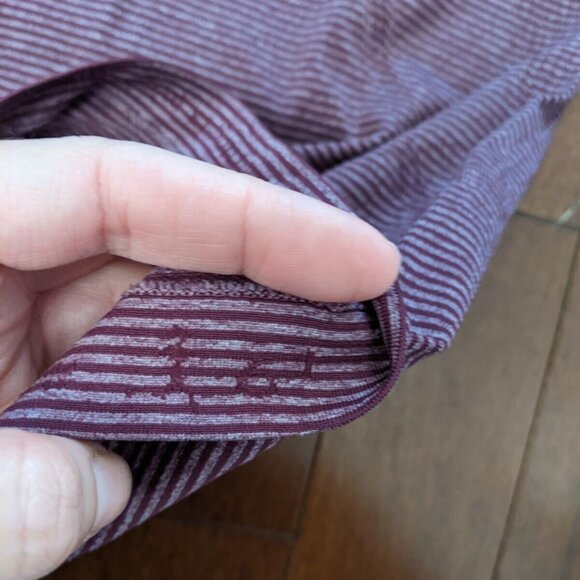 Lululemon women's burgundy long sleeve swiftly top in size 6 - Picture 4 of 4